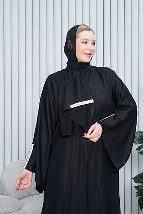 کلاه و ابایا مشکی زنانه مخلوط پلی استر GigiTex - کد 898615286