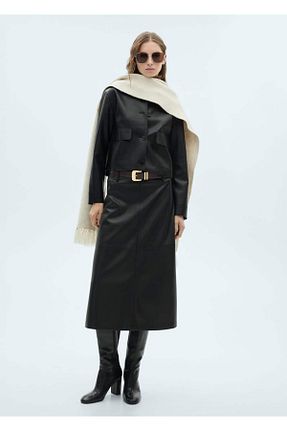 کت مشکی زنانه رگولار MANGO - کد 929182757