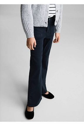 شلوار جین سرمه ای بچه گانه رگولار MANGO Kids - کد 899216165