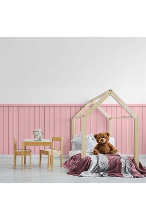استیکر دیوار صورتی Ev Aşkı - کد 898651992