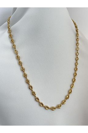 گردنبند جواهر طلائی زنانه روکش طلا DAMSMOOD - کد 682265735