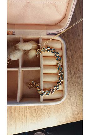 دستبند استیل (فولاد) طلائی زنانه استیل (فولاد) SABİNORA JEWELRY STORE - کد 898644433