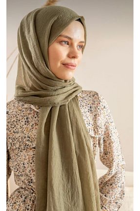 شال قهوه ای زنانه پنبه پلی استر Aknur Moda - کد 898651311