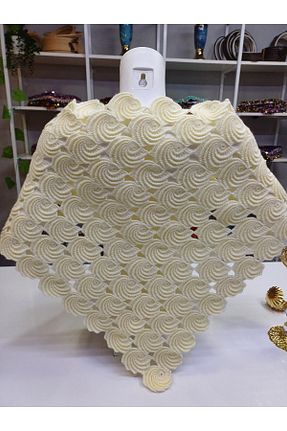 شال بژ زنانه Butik - کد 898655372
