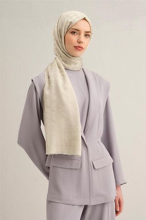 شال سفید زنانه ابریشم Armine - کد 894698427