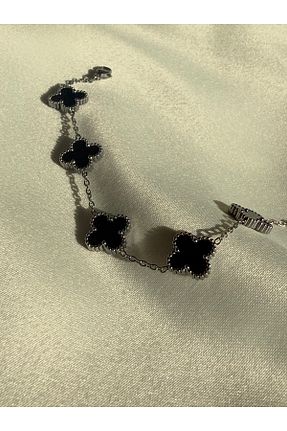 دستبند استیل (فولاد) مشکی زنانه استیل (فولاد) Buffjewels - کد 898697338