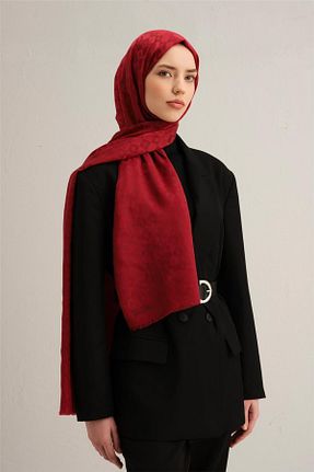 شال قرمز زنانه ابریشم Armine - کد 898689708