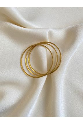 دستبند استیل (فولاد) طلائی استیل (فولاد) Alka Accessories - کد 898697057