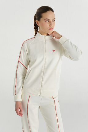 سوئیشرت سفید زنانه ساده hummel - کد 897430357