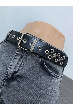 کمربند مشکی زنانه چرم مصنوعی Aksabeltchokers - کد 898700072
