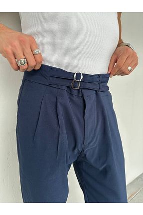 شلوار سرمه ای مردانه پنبه ای Denim Shorty - کد 898708169