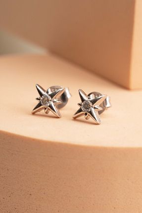 گوشواره نقره سفید زنانه 925 عیار jingle bells - کد 895654991