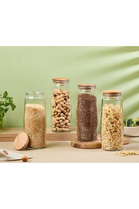 کوزه شیشه ای سفید شیشه SELKA HOME - کد 898813798
