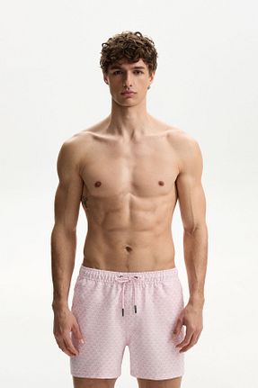 مایو صورتی مردانه پلی استر Bershka - کد 897406488