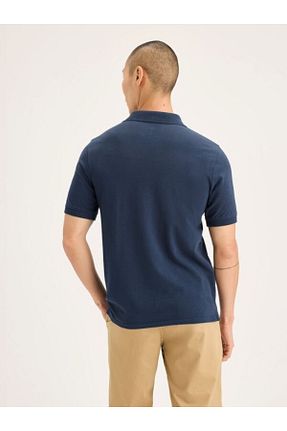 پولوشرت آبی مردانه پنبه ای Dockers - کد 898817330