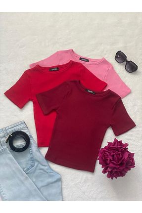 بلوز زرشکی زنانه ساده Wearflawless - کد 896263680