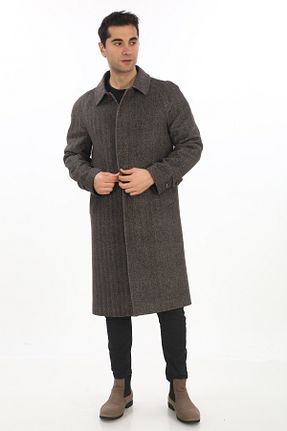 پالتو رنگی مردانه پشمی ŞAN GİYİM - کد 898839576