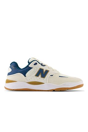 کفش اسنیکر بژ زنانه بند دار New Balance - کد 846490235