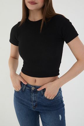 بلوز مشکی زنانه ساده Wearflawless - کد 896265005