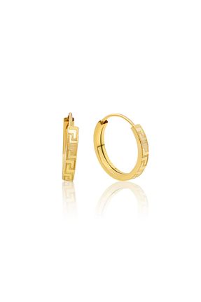 گوشواره طلا زرد زنانه 14 عیار Altınkesesi - کد 308376511