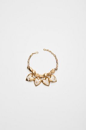 دستبند جواهر طلائی زنانه آهن Stradivarius - کد 898840386