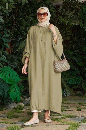 تونیک حجاب خاکی زنانه جین Neways - کد 825889553