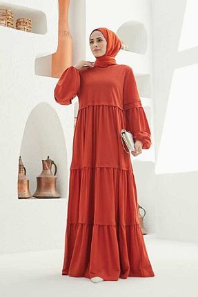 لباس حجاب نارنجی زنانه کارگو Neways - کد 739200105