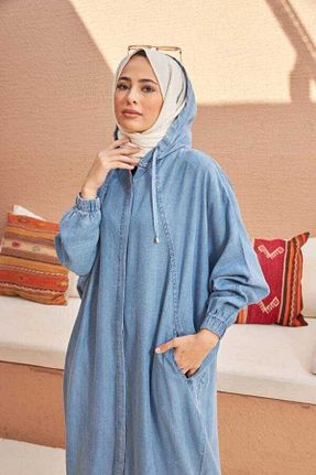 تونیک حجاب آبی زنانه %100 پنبه Neways - کد 705038420