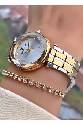 ساعت مچی طلائی زنانه 36-40 میلی متر Daniel Klein - کد 689280641