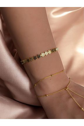 دستبند نقره زرد زنانه 925 عیار Vigens Mulier - کد 898863810