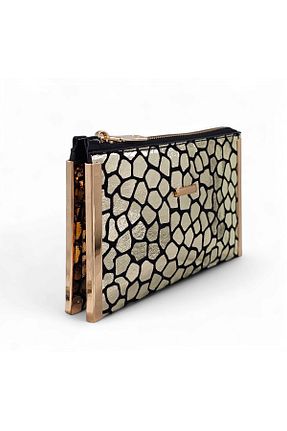 کیف پول طلائی زنانه ابعاد کوچک Evident - کد 809190352