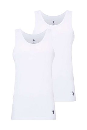 رکابی سفید مردانه چرم U.S. Polo Assn. - کد 1783386