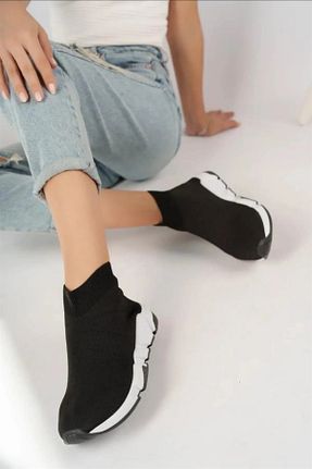 کفش اسنیکر مشکی زنانه بدون بند Myzeste - کد 686874811