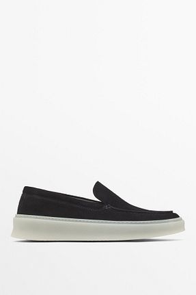 کفش لوفر آبی مردانه جیر Massimo Dutti - کد 898892164