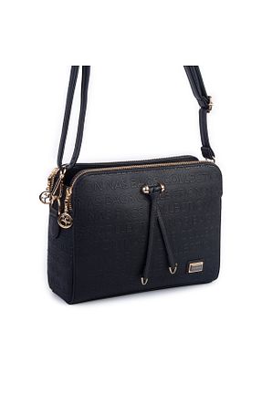 کیف پستچی مشکی زنانه چرم مصنوعی Nas Bag - کد 899080227