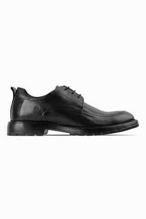 کفش کژوال مشکی مردانه چرم خالص LAL SHOES & BAGS - کد 898895985