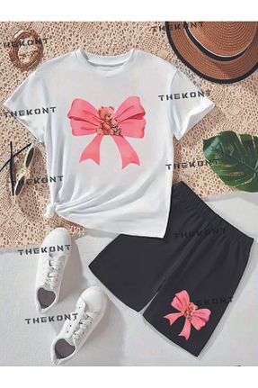 ست بالاتنه و پائین تنه رنگی بچه گانه بافتنی THEKONT - کد 898893528