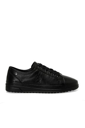 کفش پیاده روی مشکی زنانه چرم اصل U.S. Polo Assn. - کد 783911839