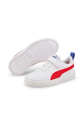 کفش اسنیکر سفید بچه گانه چرم مصنوعی Puma - کد 797365111