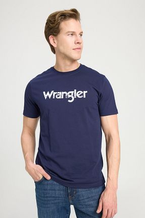 تیشرت سرمه ای مردانه رگولار Wrangler - کد 96009172
