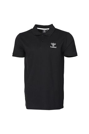 پولوشرت مشکی مردانه پنبه پلی استر hummel - کد 465115959
