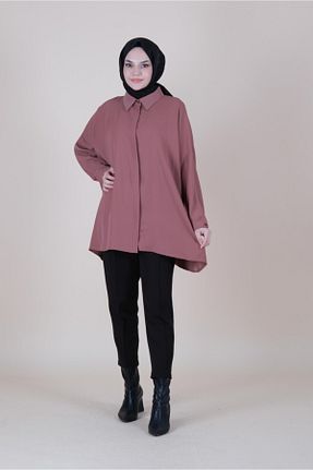 پیراهن قهوه ای زنانه رگولار Nuss - کد 898918462