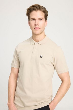 تیشرت سفید مردانه یقه پولو Wrangler - کد 828878889