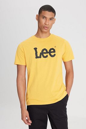 تیشرت زرد مردانه Loose Lee - کد 694693074