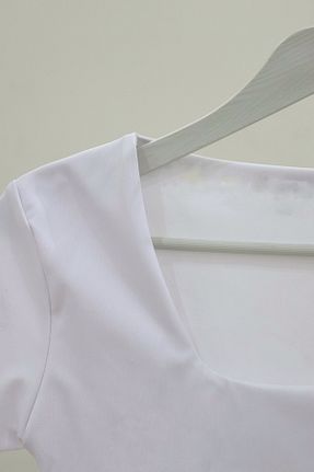 بادی سفید زنانه دو سینه VANİLLE - کد 898957306