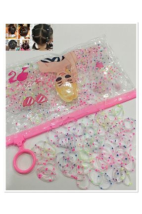 گیره سر صورتی بچه گانه پلی استر NEW HİLL - کد 898977733