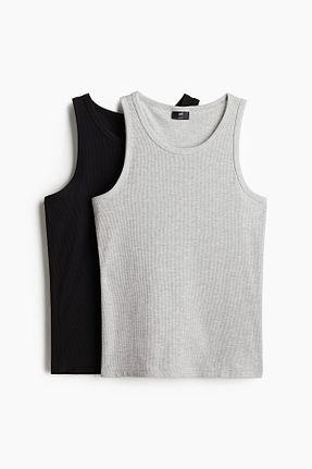 بادی مشکی مردانه یقه دوچرخه H&M - کد 899562585