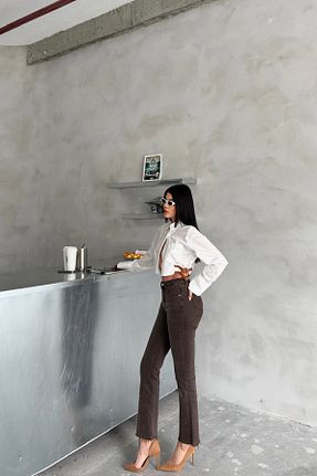 پیراهن سفید زنانه اورسایز MAGGAZA - کد 885931032