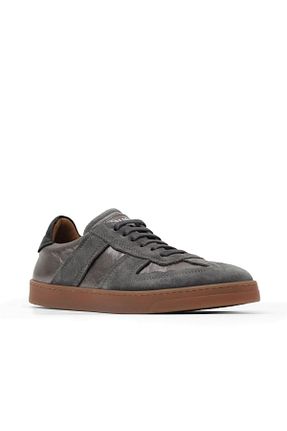 کفش اسنیکر طوسی زنانه چرم اصل Bueno Shoes - کد 899061737