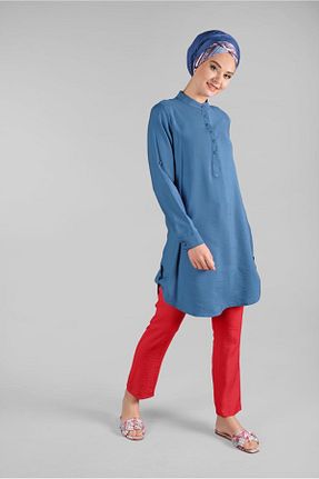 شلوار حجاب قرمز زنانه پنبه ای TRENDTESETTÜR - کد 86184378